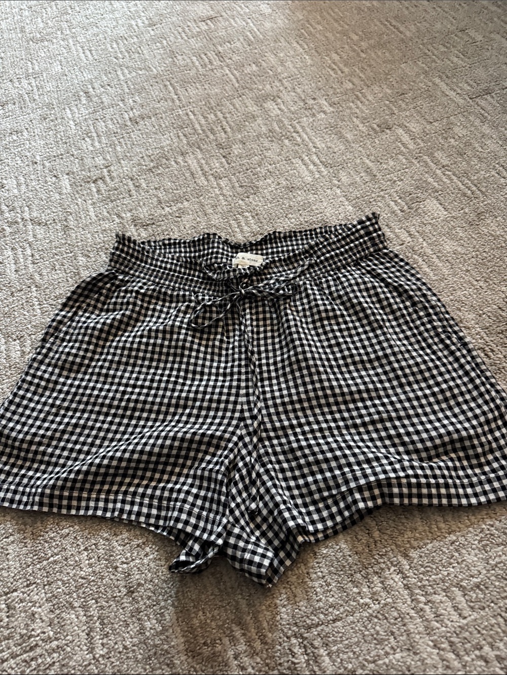 Cloth & Stone gingham shorts